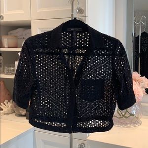 BCBGMaxazria crop top